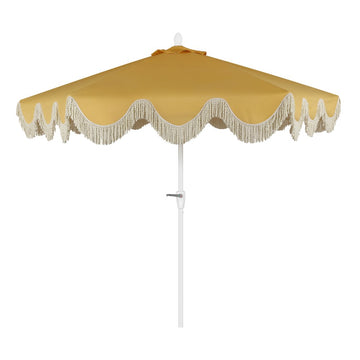 Collins 9 ft. Classic Cottage Tassel Market Patio Umbrella